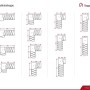 Treppen Intercon Raumspartreppe Quadro Mittelholmtreppe 13 Stufen Buche Dunkel Walnuss Massiv Metallfarbe Polar-Weiß Einseitiges Geländer_8