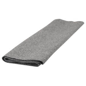 Kenford PA-Bespannstoff Filz, 150x75cm, grau, für Lautsprecher & Bastelarbeiten.