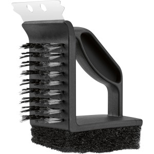 Jamestown-Grill Grillbürste 3-in-1 mit Schaber und Schwamm