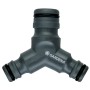 Gardena Profi-System Y-Reduzierstück für Schlauchanschluss und höhere Durchflussleistung.