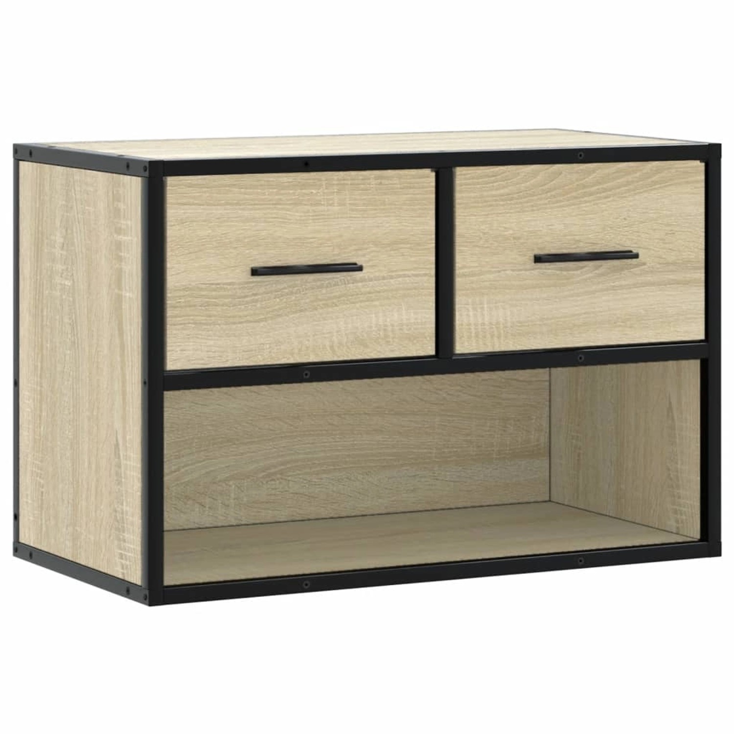 vidaXL TV-Schrank Sonoma-Eiche 60x31x39,5 cm Holzwerkstoff und Metall 84891 günstig online kaufen