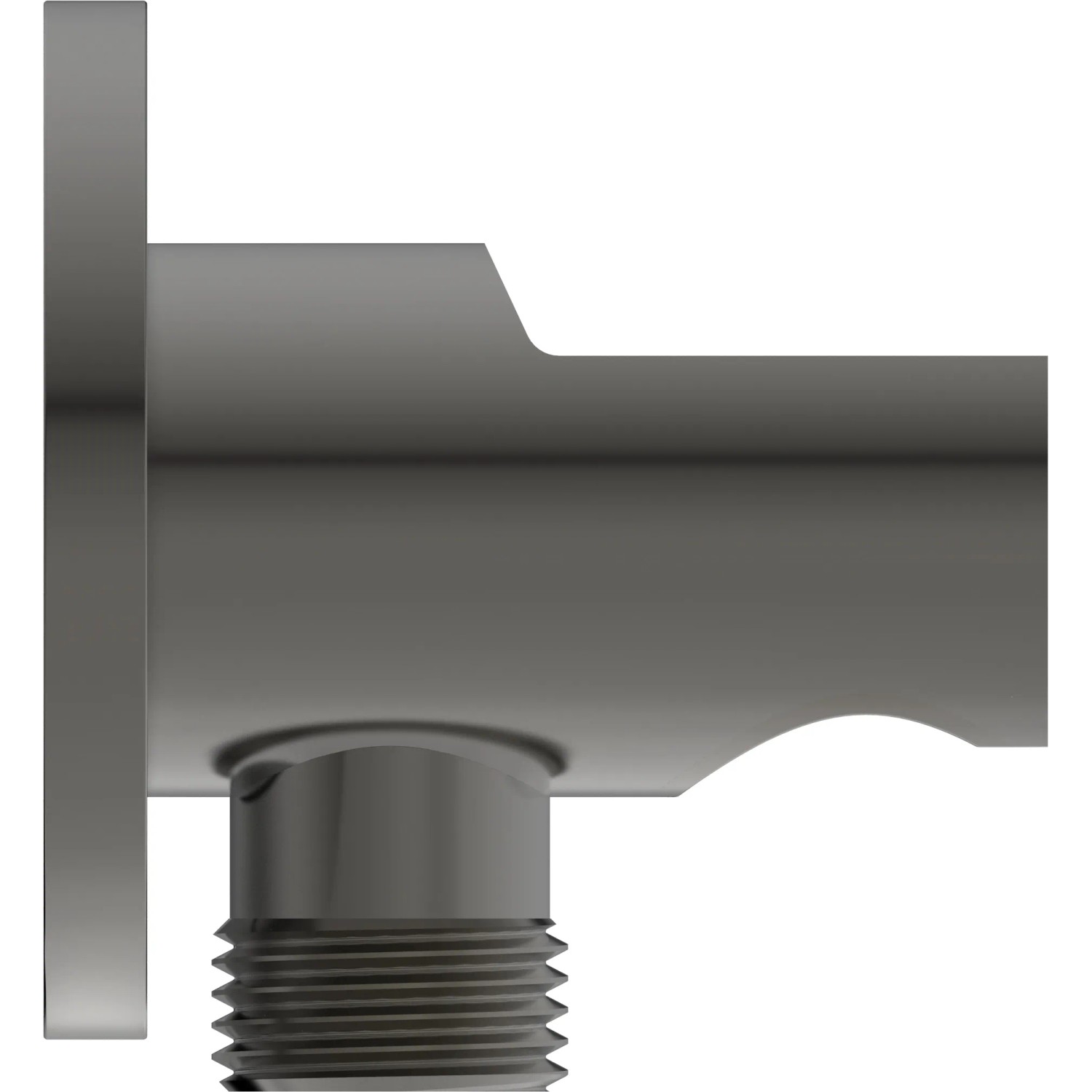 Ideal Standard Brausehalter Idealrain Atelier, rund, Magnetic Grey.