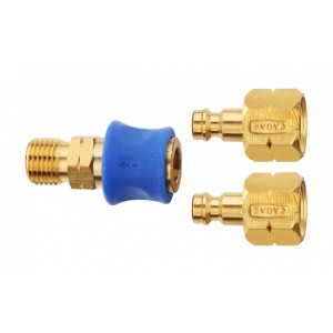 CADAC Quick Release Kupplung für Camping & Zubehör, mit 2 Anschlüssen für Gasschlauch.