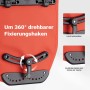 Wiltec Gepäckträgertasche Rot 28L Fahrradtasche Gepäckträger Gepäcktasche_6