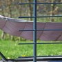 Dieda Geländerset aus Aluminium in Anthrazit mit waagerechten Rundstäben.