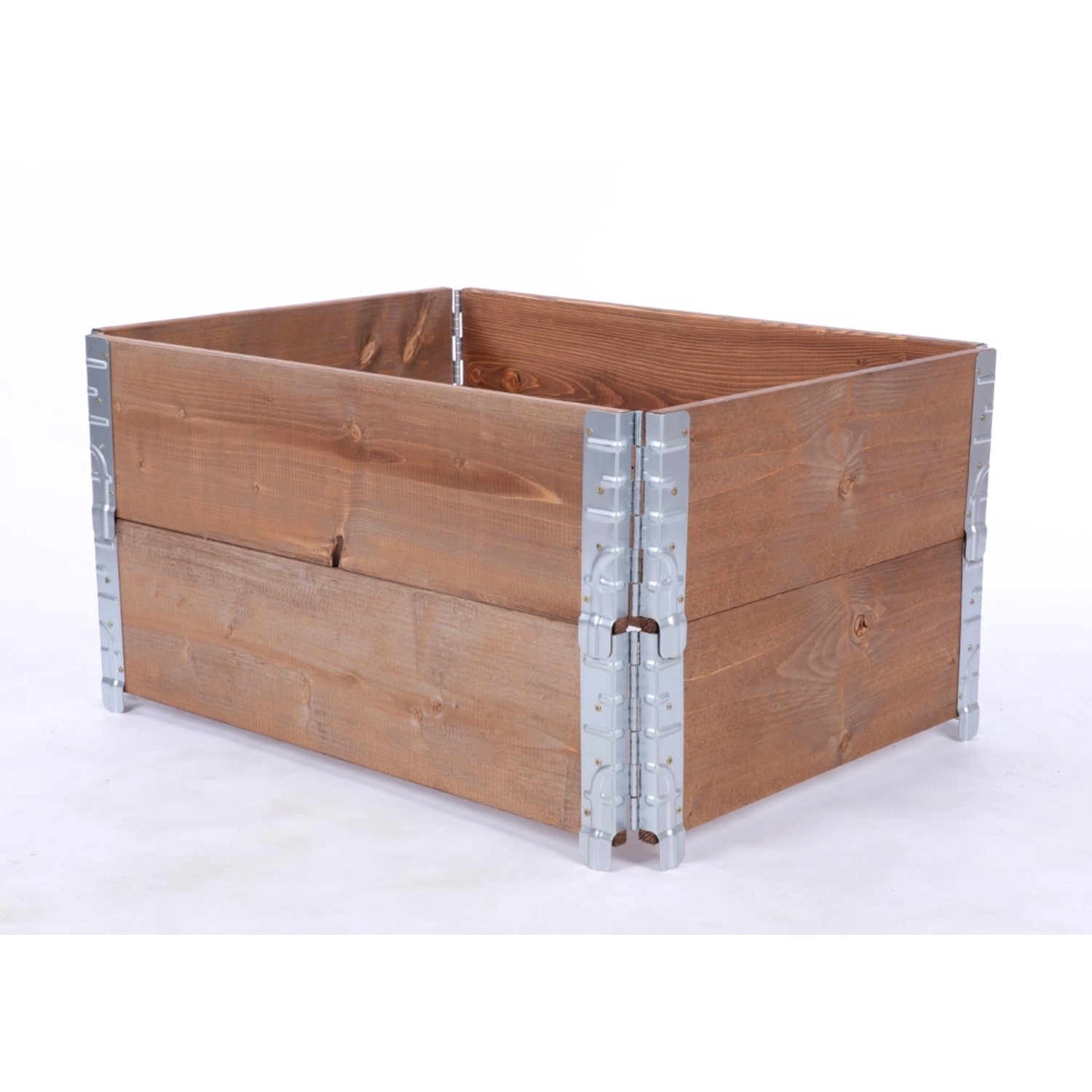 PROREGAL Hochbeetkisten GrowBox HxBxT 40x60x80 cm 2 Ebenen Holz Braun günstig online kaufen