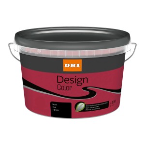 OBI Design Color, matte Innenfarbe in Persischrot, 2,5L Eimer.