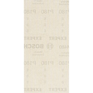 Bosch Expert M480 Netzschleifblatt K180, 93x186mm, 10 Stück, für Exzenterschleifer.