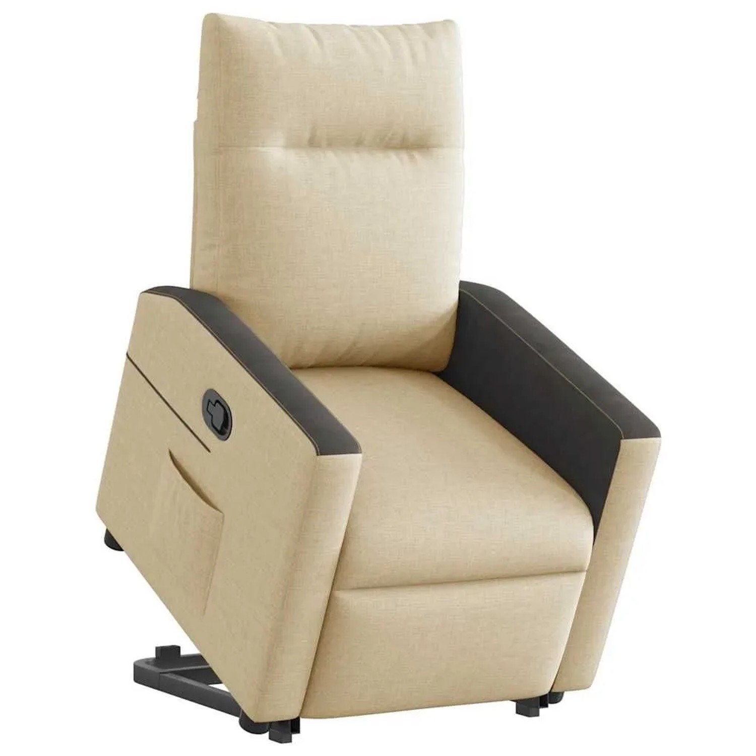 vidaXL Relaxsessel mit Aufstehhilfe Creme Stoff 3324056 günstig online kaufen