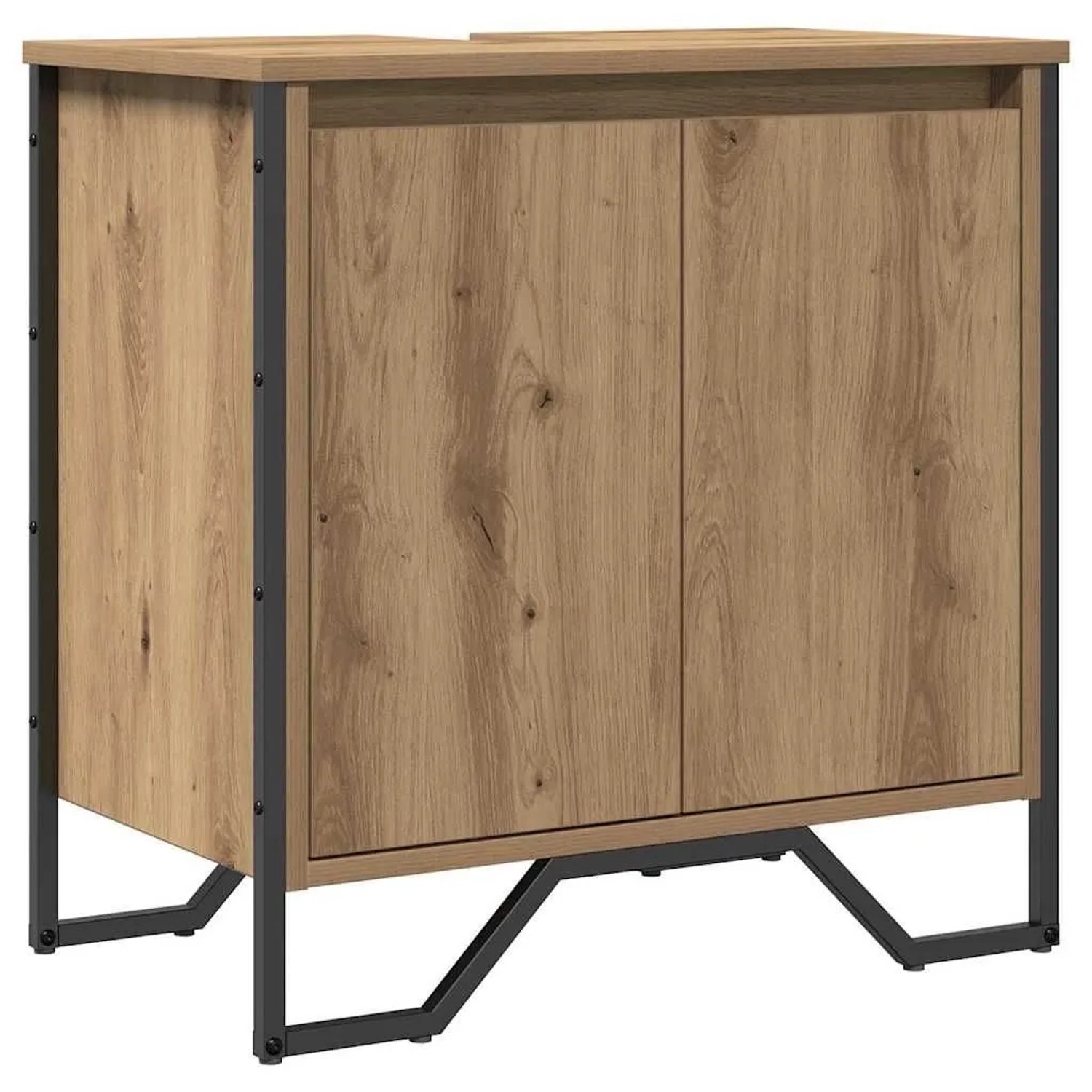 vidaXL Waschbeckenschrank Artisan-Eiche 60 x 35 x 60 cm Holzwerkstoff 86917 günstig online kaufen