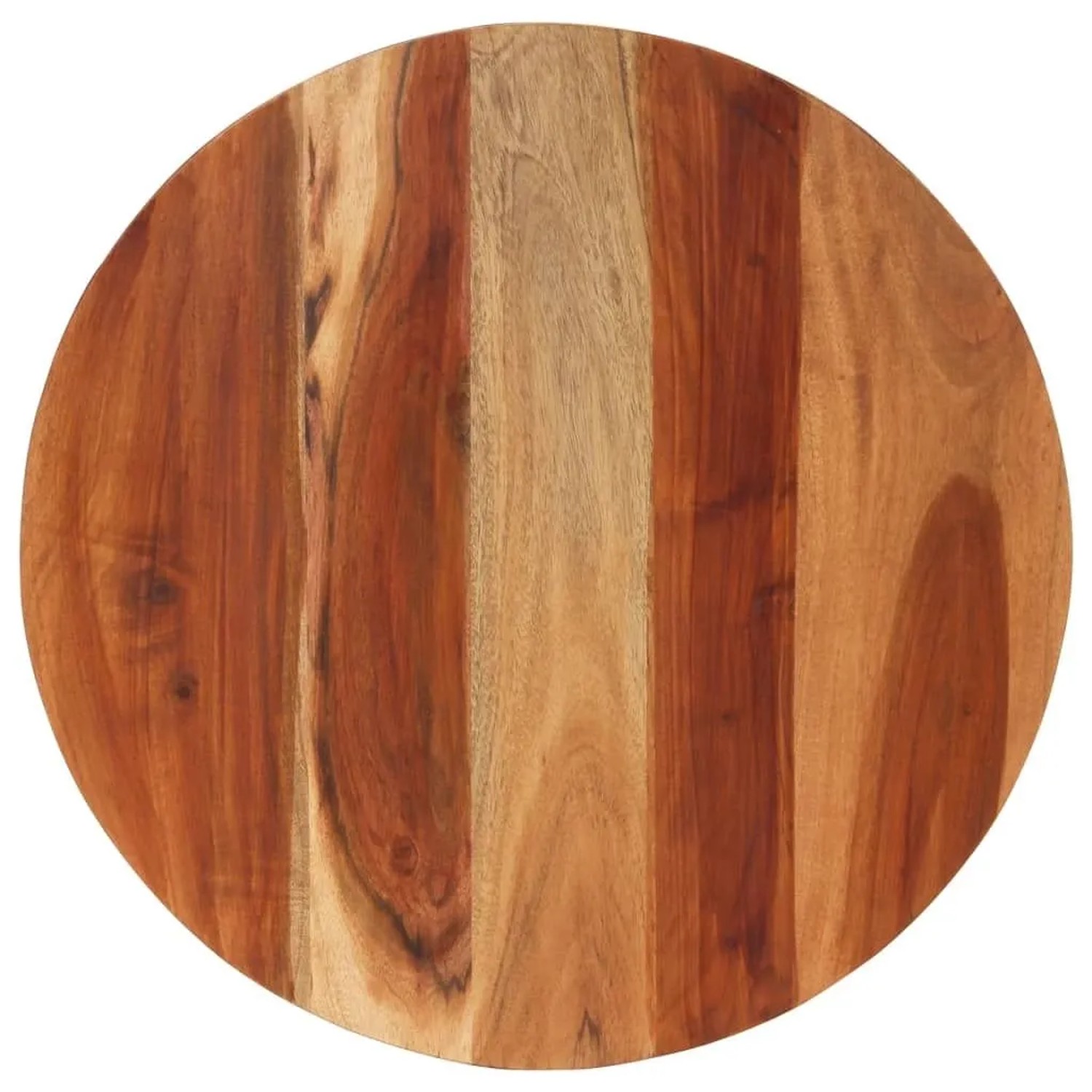 vidaXL Tischplatte Massivholz Palisander Rund 15-16 mm 60 cm 285969