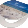 baliv WC-Sitz Samaria mit Strandmotiv, MDF-Kern, Absenkautomatik für leises Schließen.
