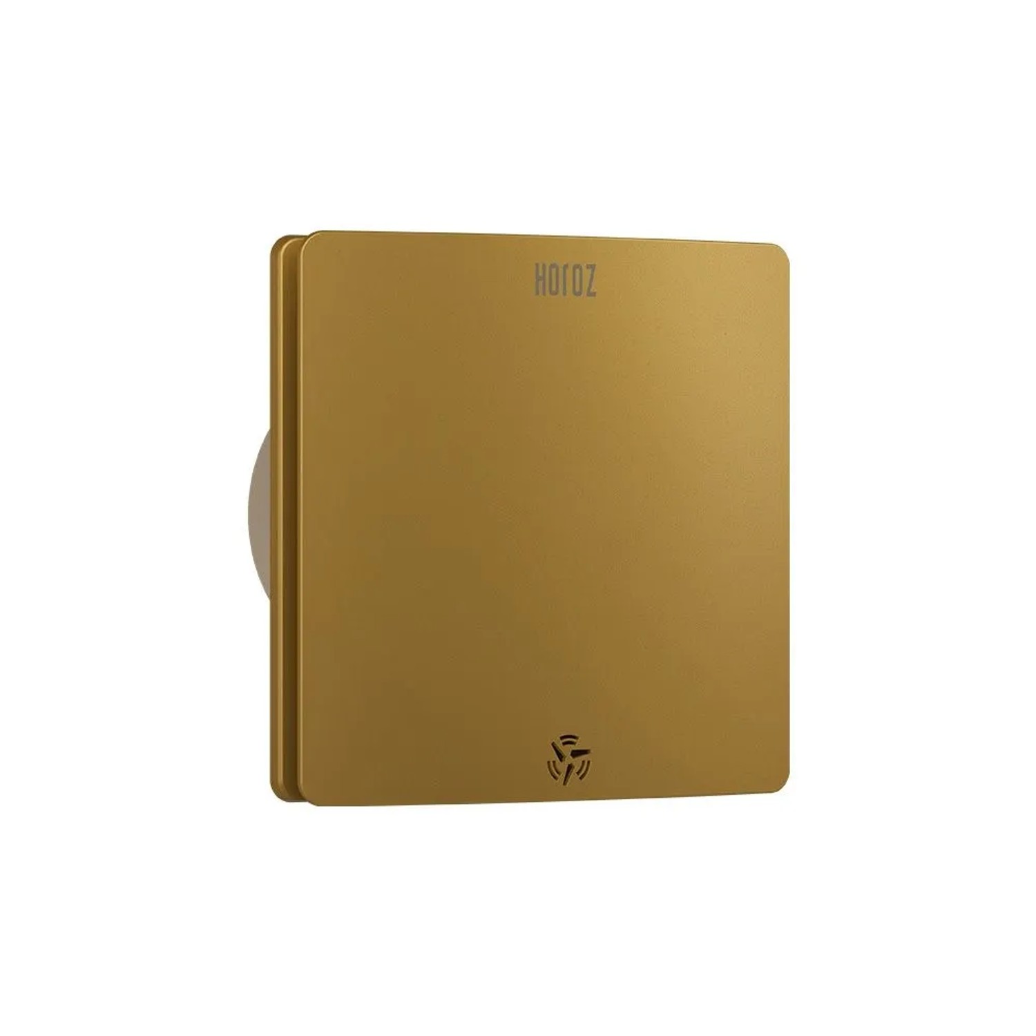 HOROZ Badlüfter 100 mm 12 W 100 m³/h 43 dB Gold Mit Filter Wandventilator Badventilator FELIX