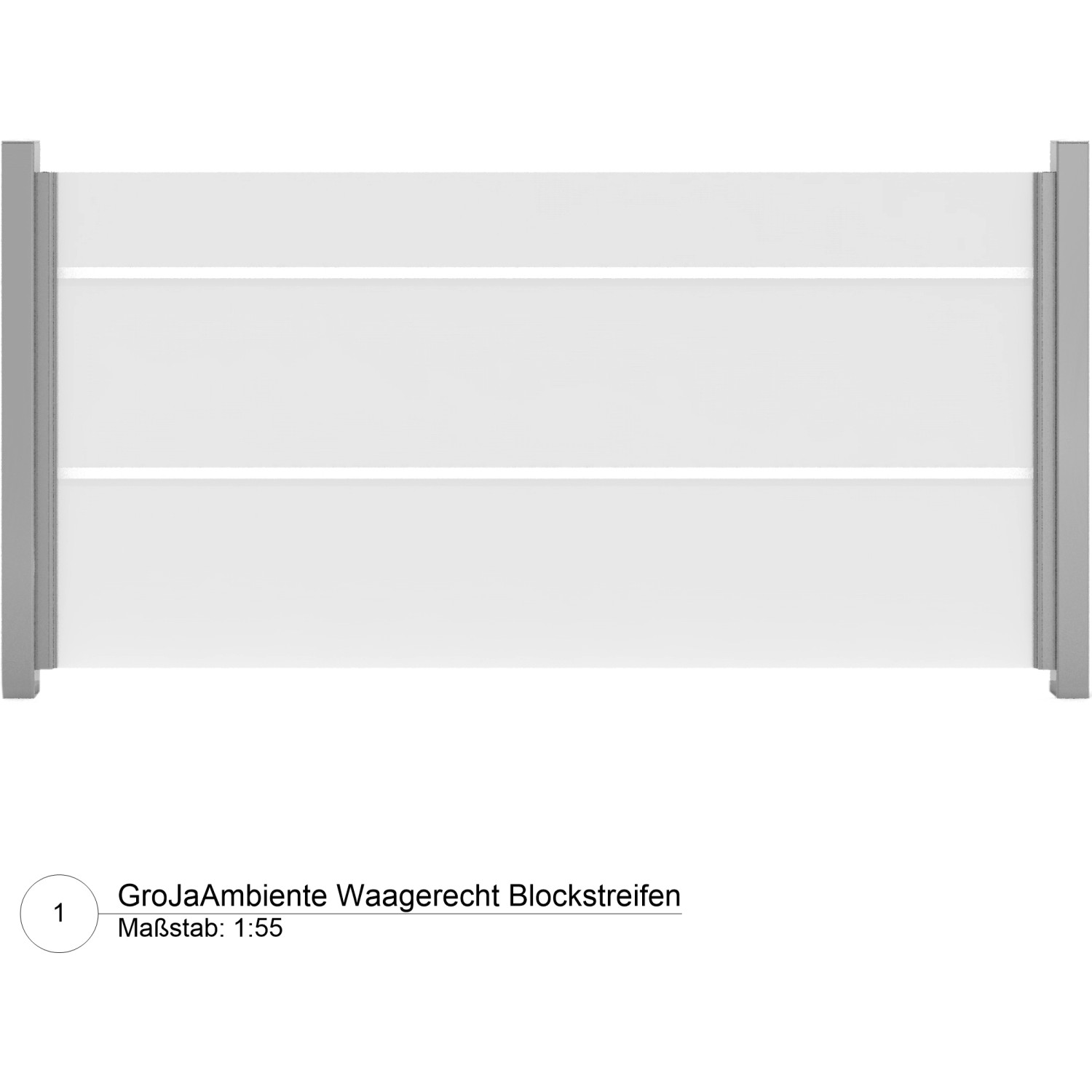 GroJa Ambiente Waagerecht Blockstreifen 180 cm x 90 cm x 0,8 cm günstig online kaufen