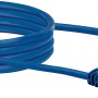 Blaues Schwaiger CAT 8 Netzwerkkabel, 2 m, mit RJ45 Stecker für schnelle Netzwerkverbindungen.