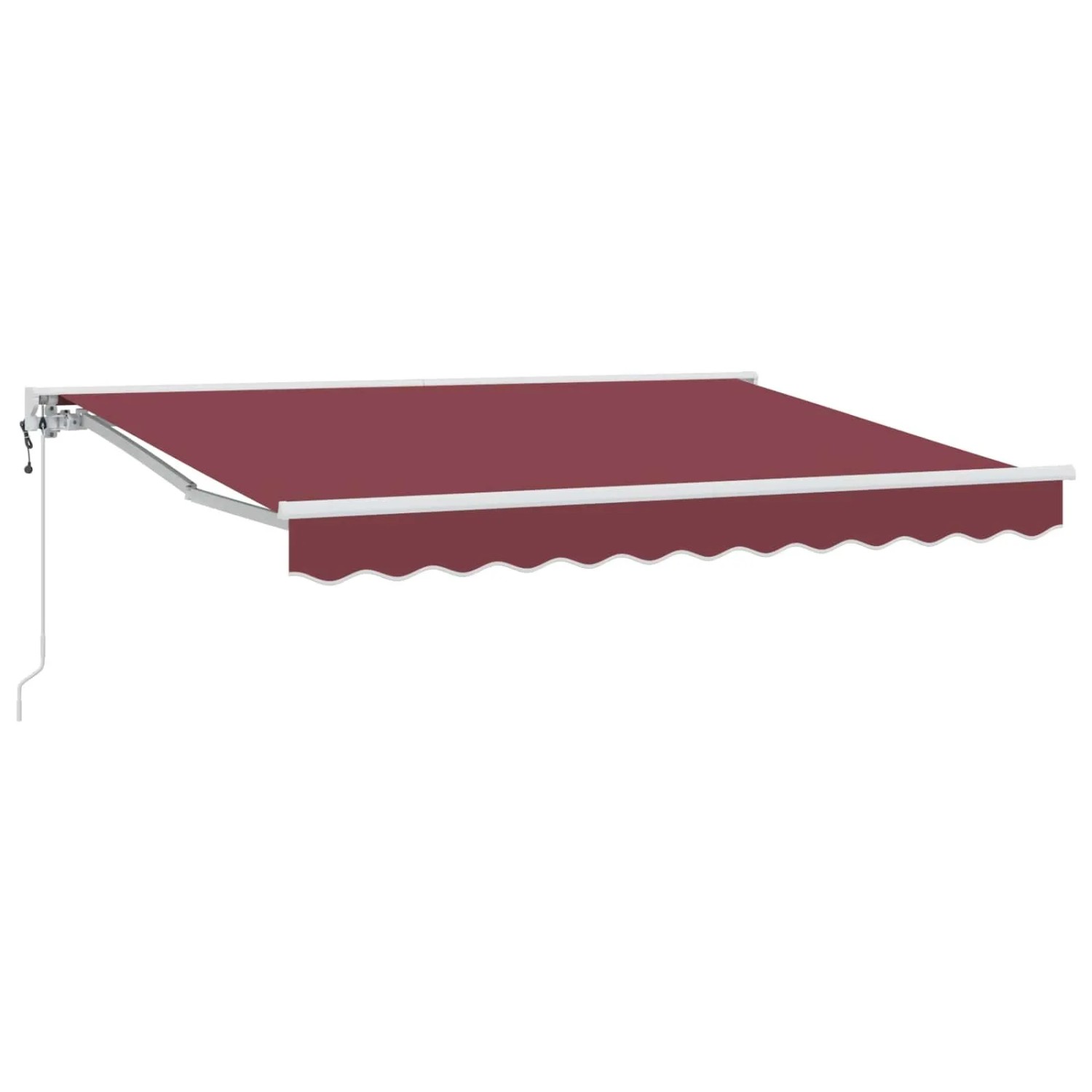 vidaXL Elektrische Ausziehbare Markise Bordeauxrot 3 x 2,5 m 3420957