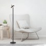 Schwarze LED Akku Stehleuchte Amag, 125cm, dimmbar, für Innen- und Außenbereich.