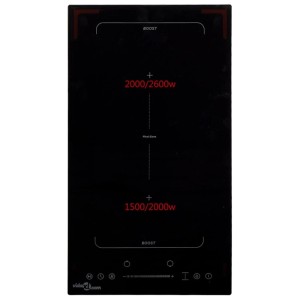 vidaXL Induktionskochfeld Flexzone mit 2 Platten Touch Control 3500 W 51438
