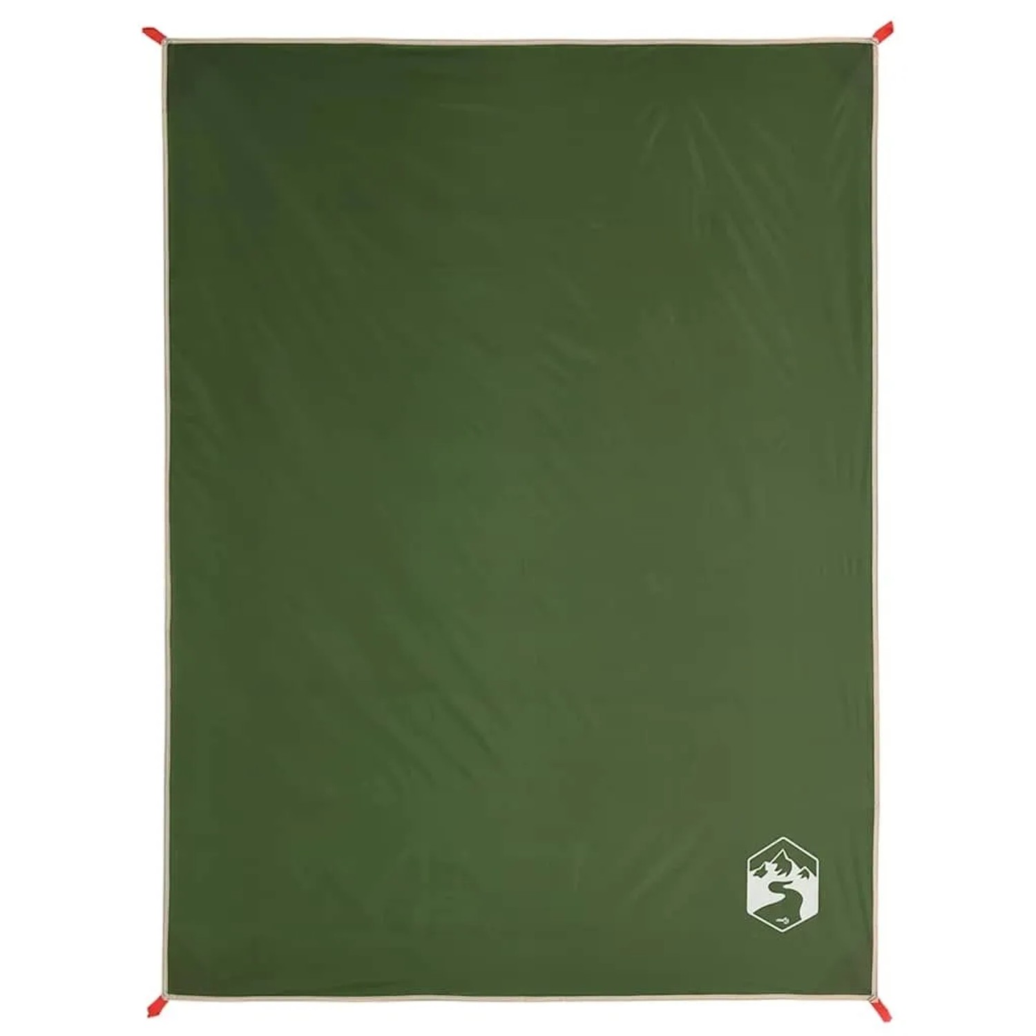 vidaXL Picknickdecke mit Heringen Grün 205x155 cm 4004200