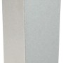 Silbernes Arcansas Winkelprofil, gleichschenklig, 25x25x1000 mm, Aluminium.
