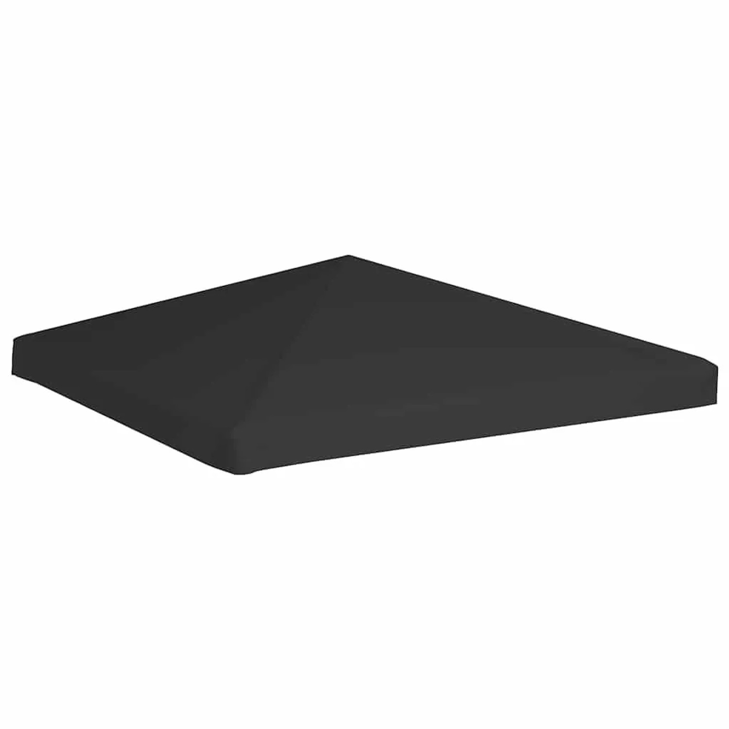 vidaXL Pavillondach 270 g/m² 3x3 m Schwarz 312078