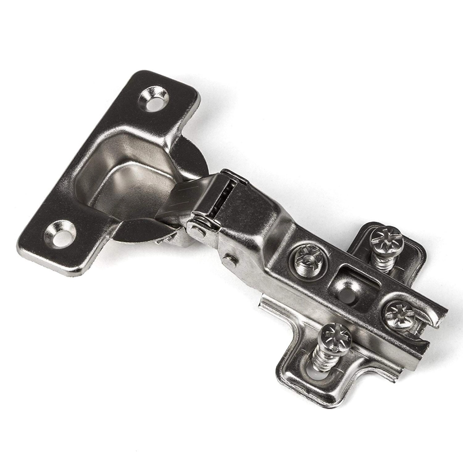 SOTECH 2 x Topfband Mittelanschlag mit Kreuzmontageplatte