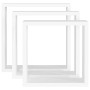 vidaXL Würfelregale 3 Stk Weiß MDF 323949_5