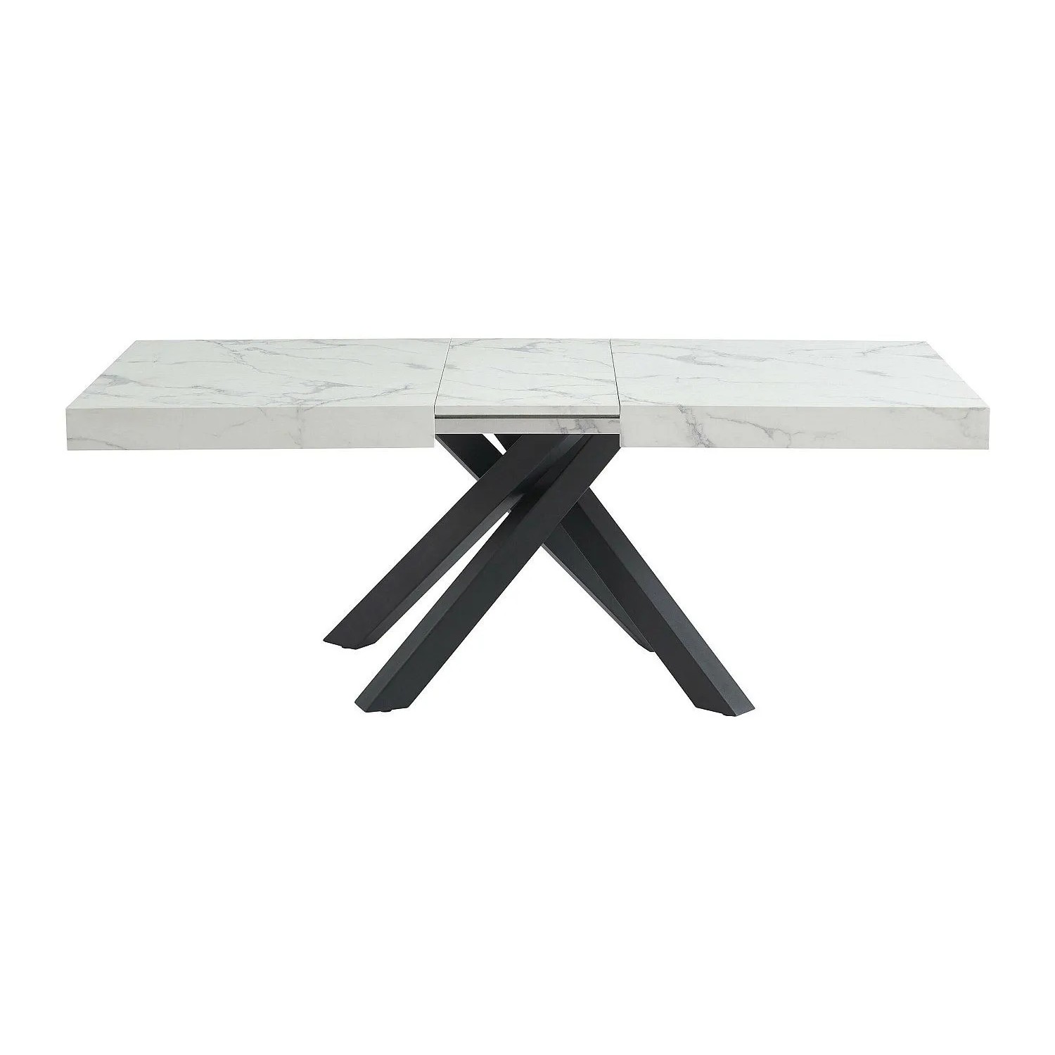 Vente-unique Esstisch Catonav Weiß 200 cm  160 cm  240 cm