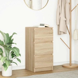vidaXL Sideboard Sonoma-Eiche 37,5x35x76 cm Holzwerkstoff 861726