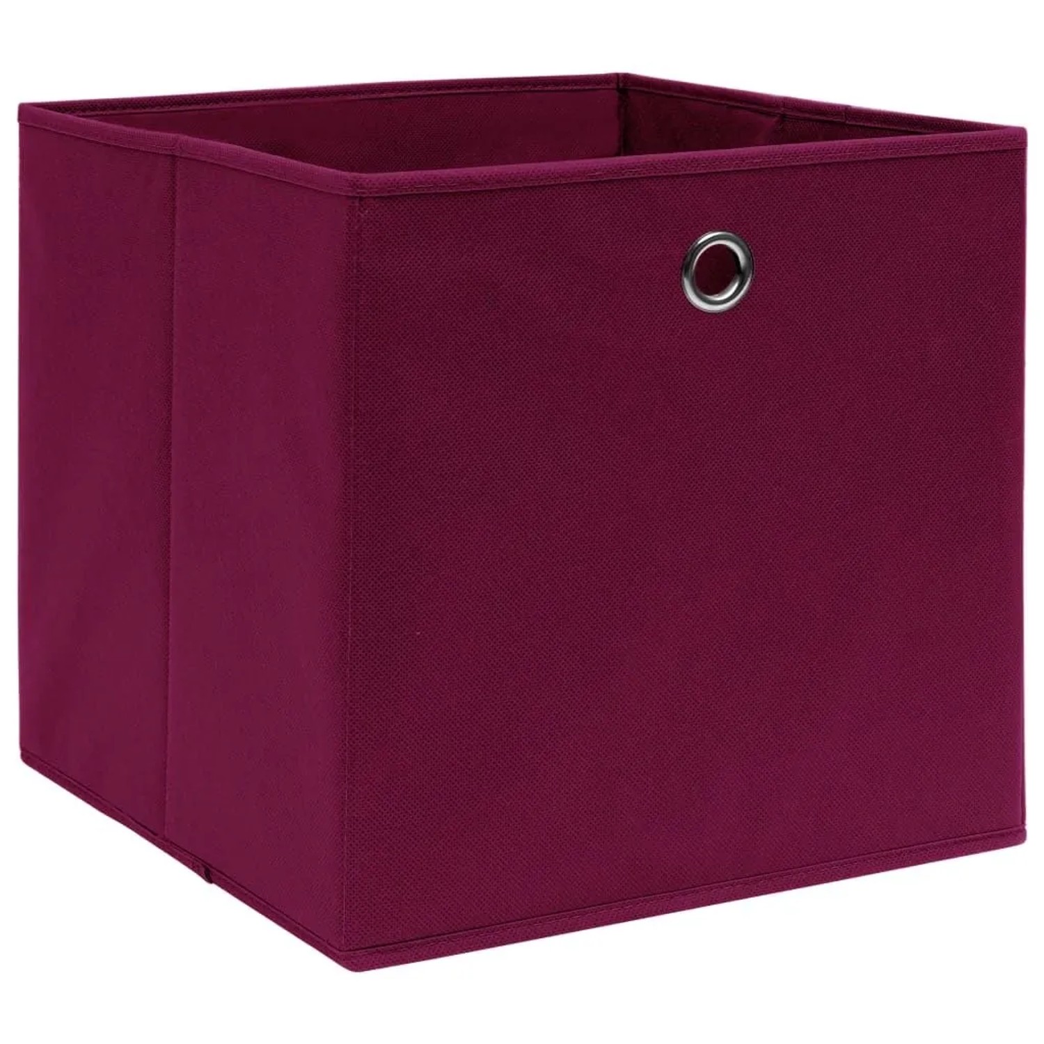 vidaXL Aufbewahrungsboxen 10 Stk Vliesstoff 28x28x28 cm Dunkelrot 325201