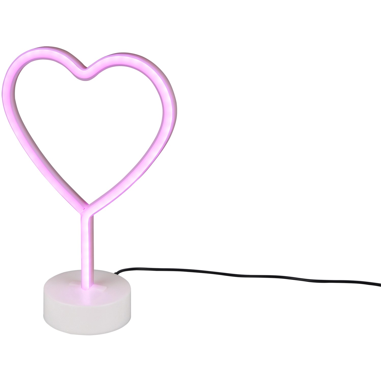 Reality LED Tischleuchte Heart 29,6 cm x 20 cm x 8,5 cm Weiß