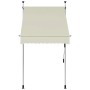 vidaXL Einziehbare Markise Handbetrieben 100 cm Creme 145833_2