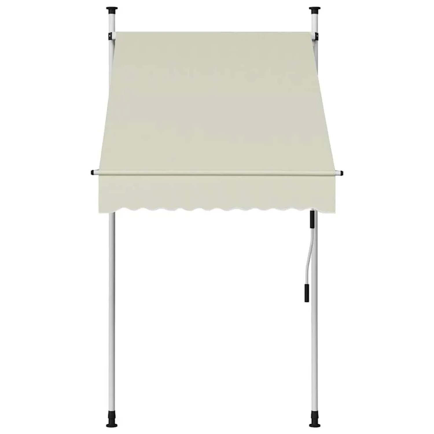 vidaXL Einziehbare Markise Handbetrieben 100 cm Creme 145833_2