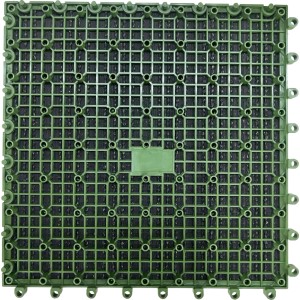 Grasfliese 4er-Set 30 cm x 30 cm x 2,9 cm Grün