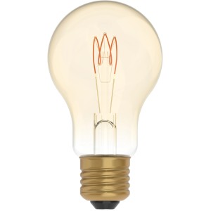 E27 LED-Filament Leuchtmittel A60, 2,5W, warmweiß, dimmbar.