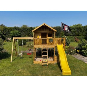 Fungoo Spielturm Stelzenhaus Sunshine Kesseldruckimprägniert