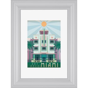 Weißer Kunststoffbilderrahmen 30x40 cm mit klassischem Profil für Fotos und Poster.