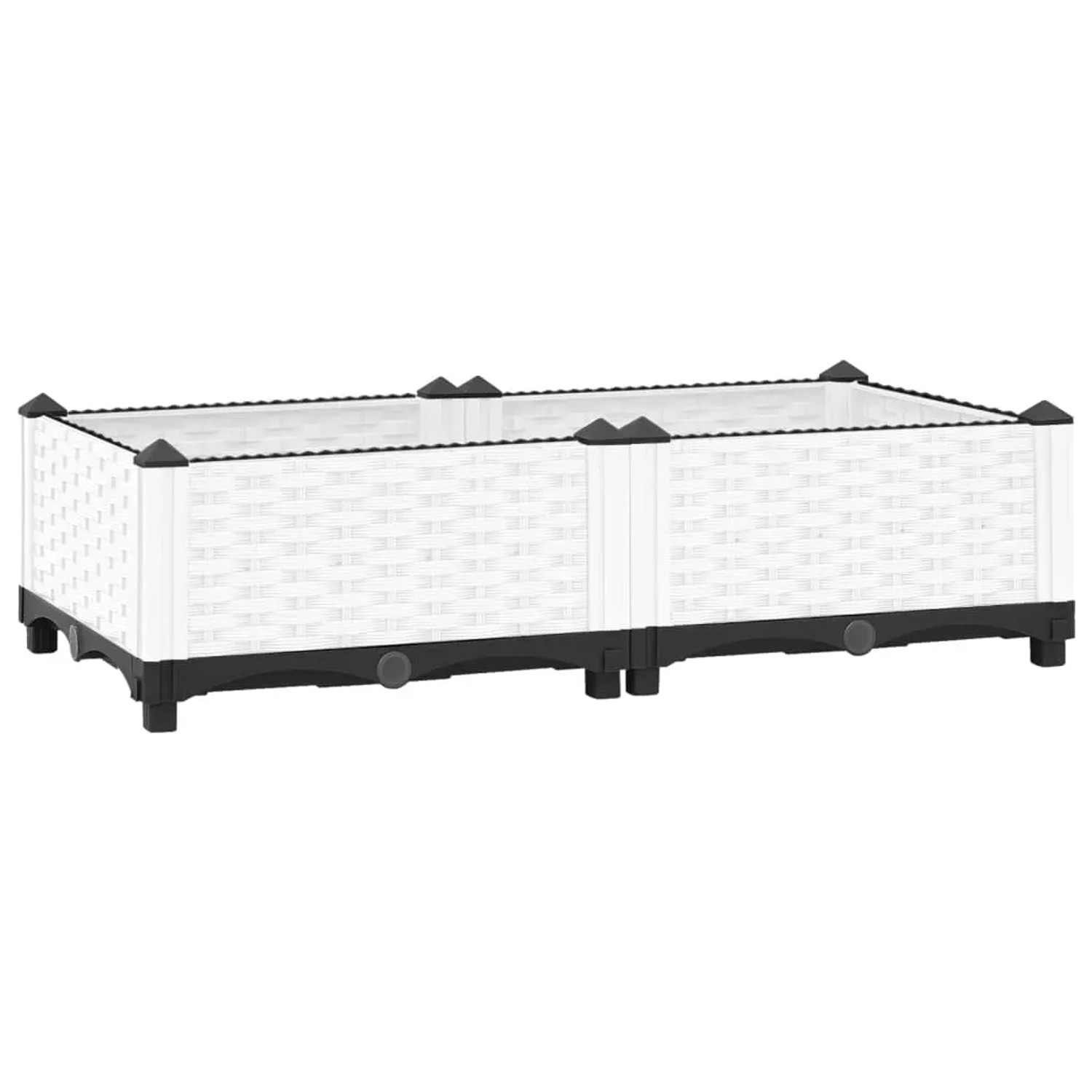 furnicato Hochbeet 80x40x23 cm Polypropylen