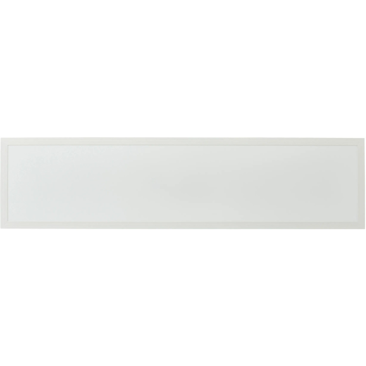Rechteckige, weiße LED-Deckenleuchte Briston, 100x25 cm, geeignet für Flur und Gang.