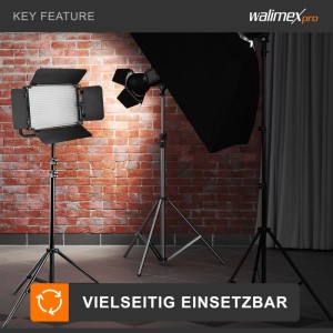 Walimex Pro Led Niova 600 Plus Bi-Color Flächenleuchte Videoleuchte Dauerlicht