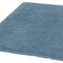 Hellblauer Schöner Wohnen Badteppich Bahamas, 67x110 cm, Uni-Design. Flauschiger Badvorleger für mehr Komfort.