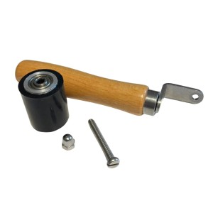 HSS Silikon-Andrückrolle Schwarz 40mm