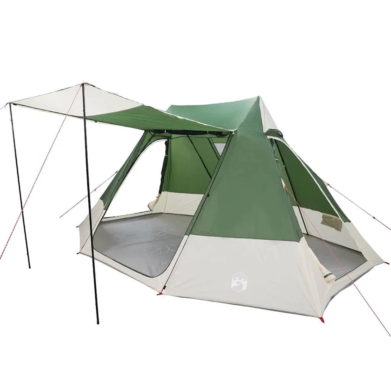 vidaXL Campingzelt mit Dach mit Speicher Grün 482 x 360 x 227 cm Taft 42001 günstig online kaufen