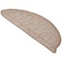 Beautissu Treppenstufe ProStair, 55x15cm, Sand, halbrunde Stufenmatte für mehr Sicherheit.