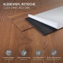 ML-Design Vinylboden Roteiche Braun, selbstklebend, Detailansicht der Dielen.