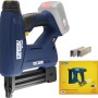 Rapid Akku-Tacker BTX606 18 V mit Akku, Klammern und Verpackung.