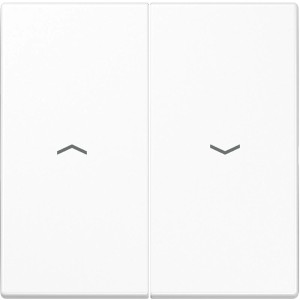 Jung Wippe LS990 Alpinweiß für Jalousie Schalter/Taster, Detailansicht.