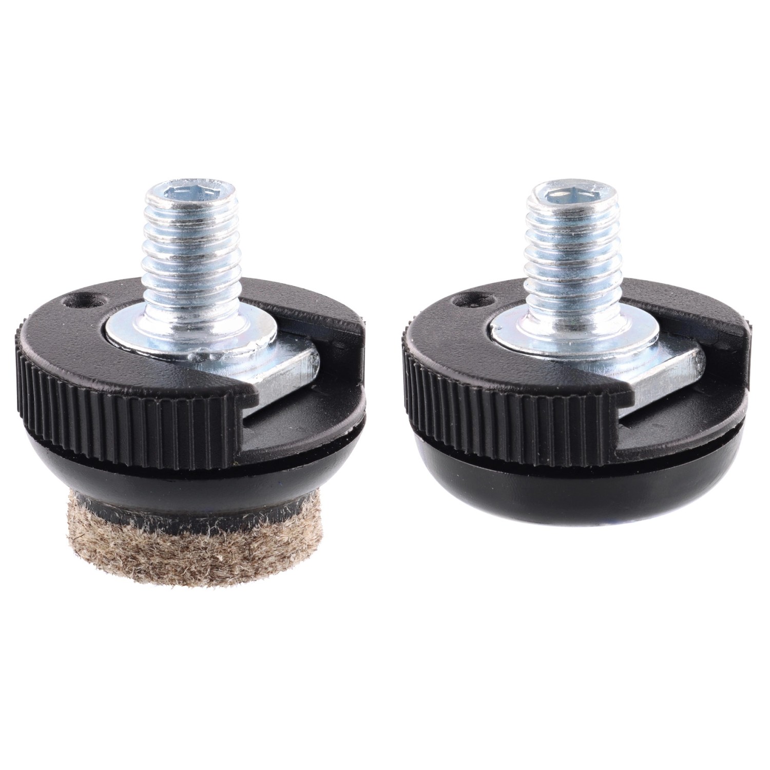 Wagner Verstellfuß Justus Slim QuickClick inkl. Gleiteinsätzen 4er Set 1,5 cm