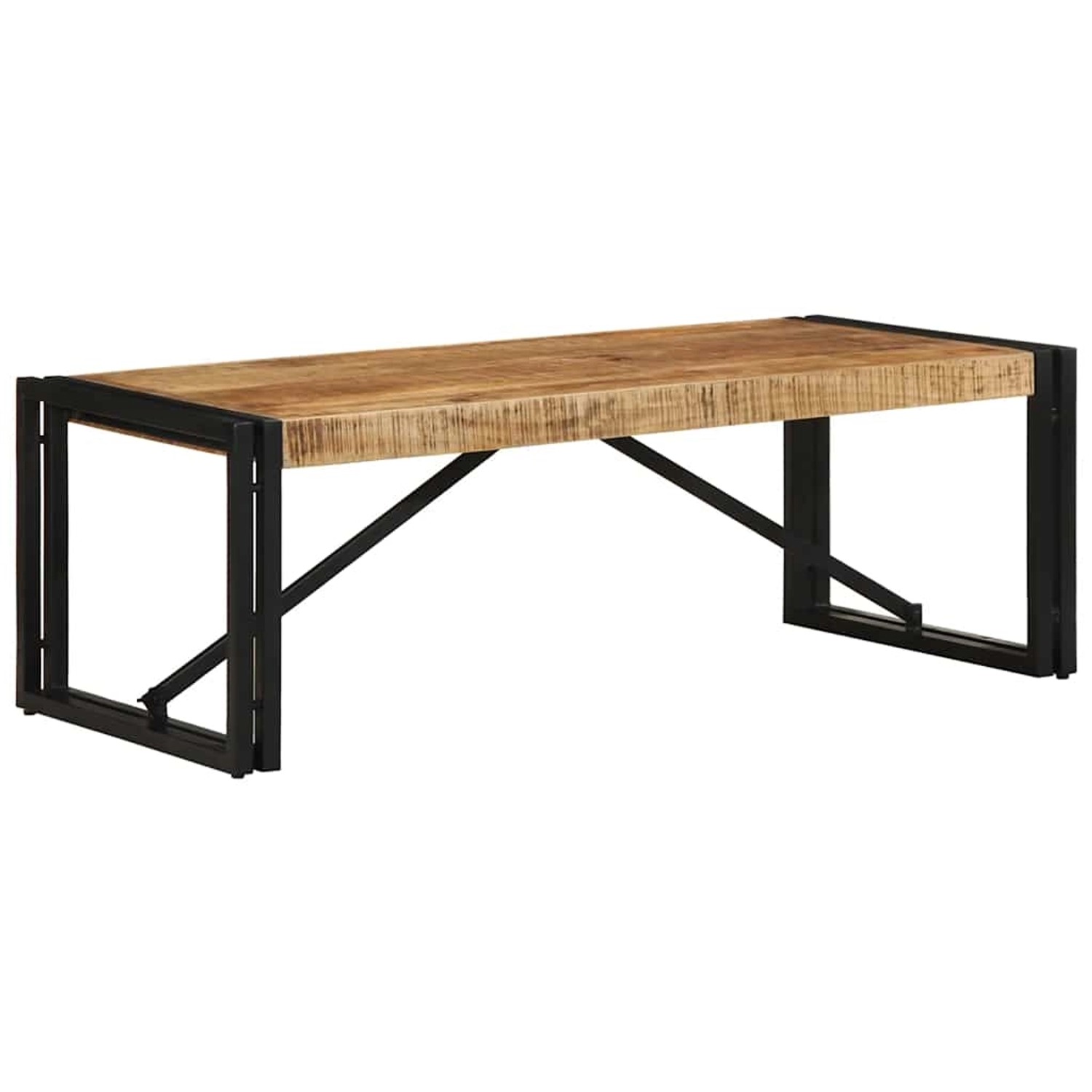 vidaXL Couchtisch 100x50x35 cm Raues Massivholz Mango 4016673 günstig online kaufen