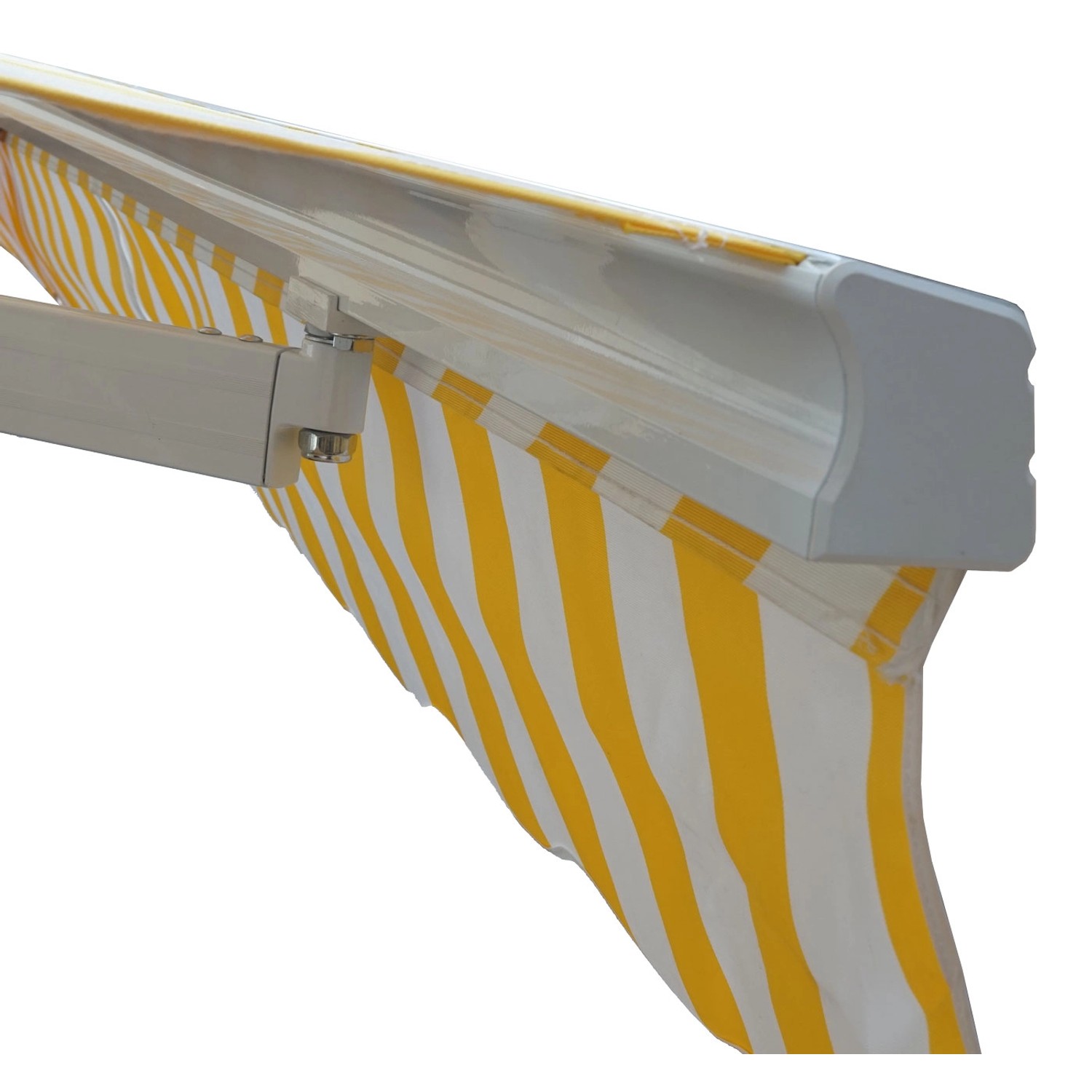MCW AluMarkise H790 4x3m Polyester GrauBraun kaufen bei OBI